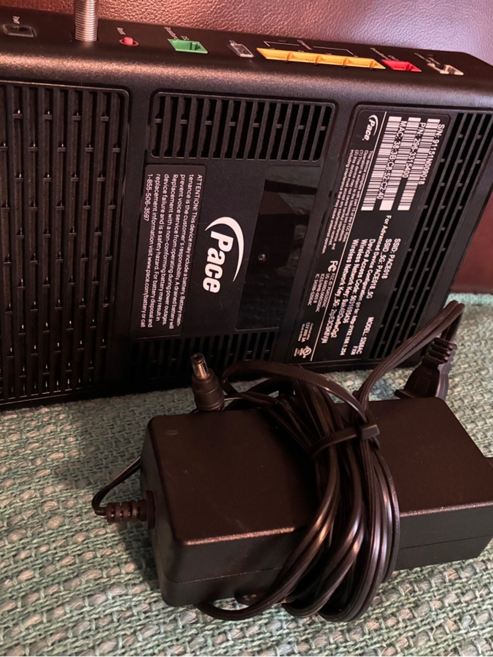 PACE Modem-Router Combo – Dual-Band Wi‑Fi - Picture 3 of 6